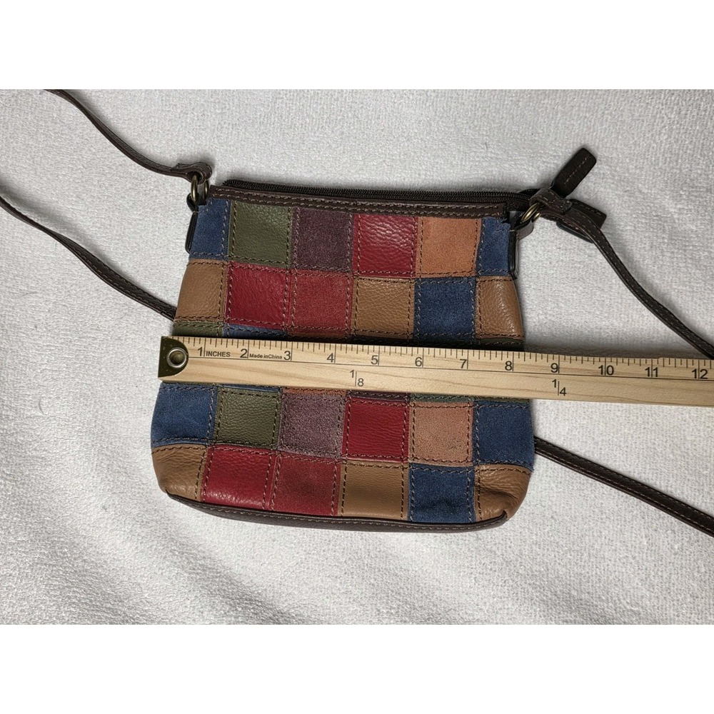 Fossil Patchwork Bag Multicolor Small Crossbody Y… - image 11